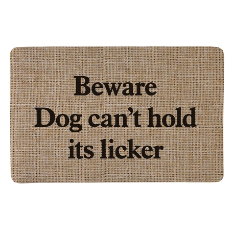 Create Your Own Doormat - 17x27 - Burlap - Serif