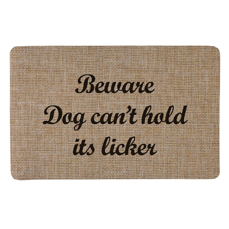 Create Your Own Doormat - 17x27 - Burlap - Script
