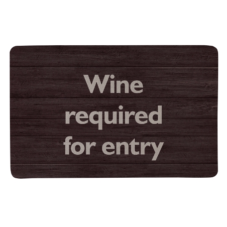 Create Your Own Doormat - 17x27 - Dark Wood - Block
