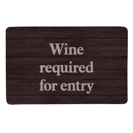 Create Your Own Doormat - 17x27 - Dark Wood - Serif