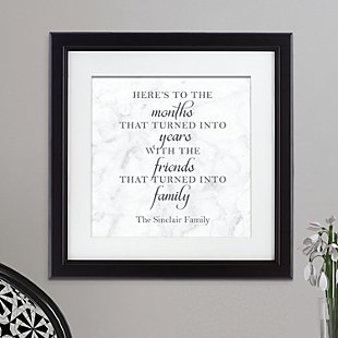 Friends Are Family Framed Print