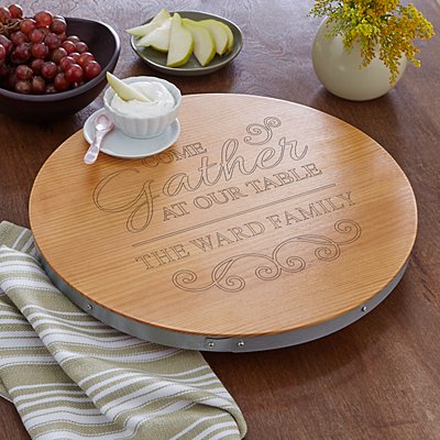 Gather At Our Table Lazy Susan