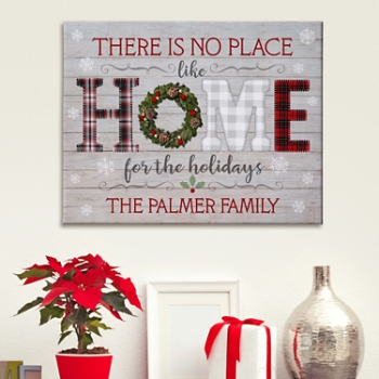 Home for the Holidays Canvas