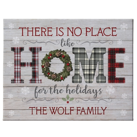 Home for the Holidays Canvas 14X11