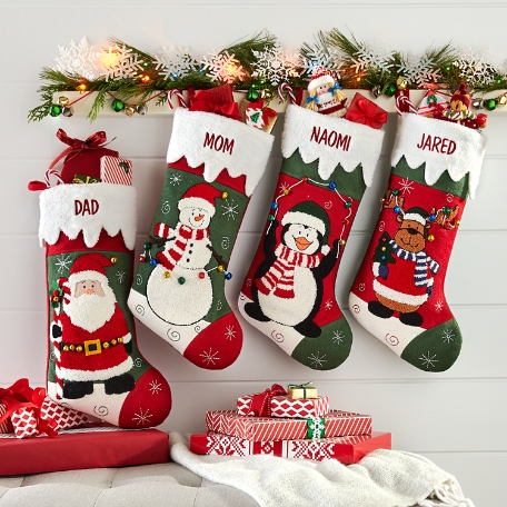 Jolly Christmas Pals Stocking