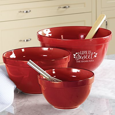 Delightful Life Personalized Mixing Bowl Set