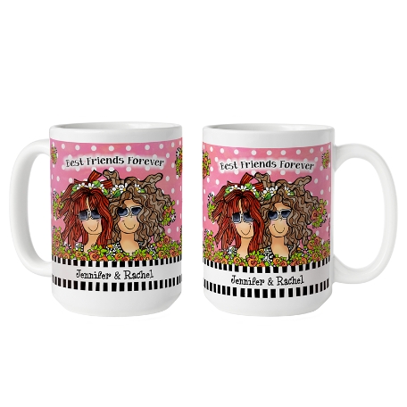 Name Your Sisterhood Mug by Suzy Toronto - 2 Girls - 15oz