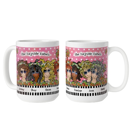 Name Your Sisterhood Mug by Suzy Toronto - 7 Girls - 15oz