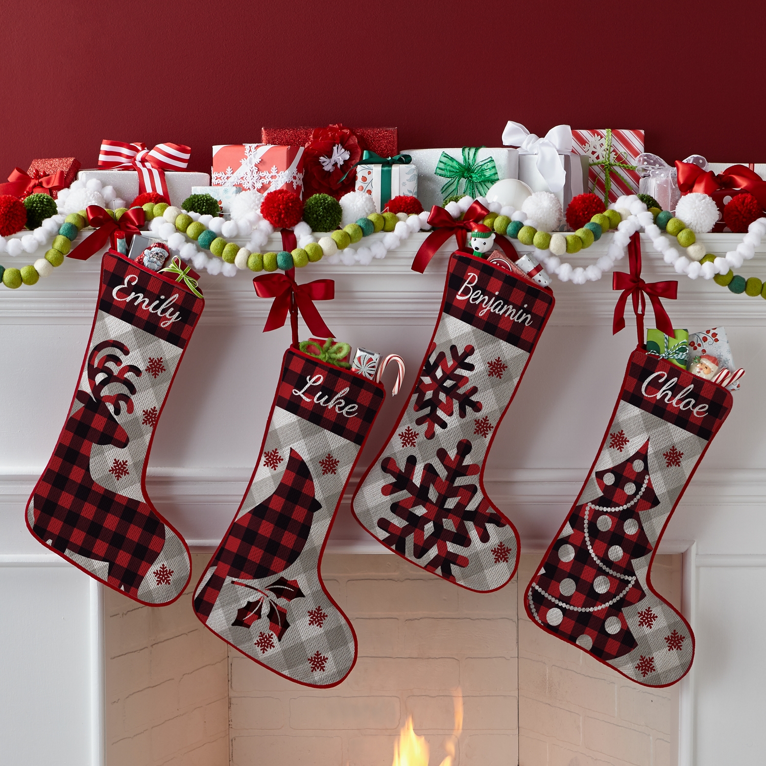 husband and wife christmas stockings