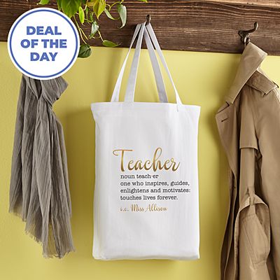 Teacher Meaning Tote Bag