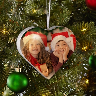 TwinkleBright® LED Photo Heart Ornament