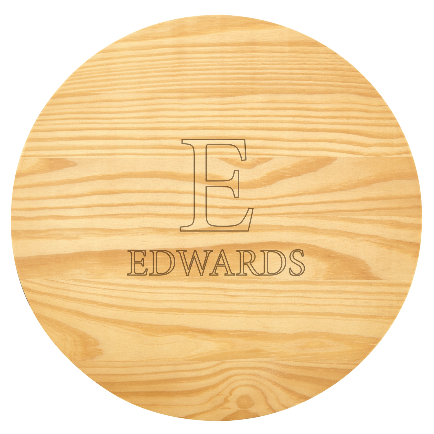 Elegant Name Lazy SusanName & Initial Personal Creations