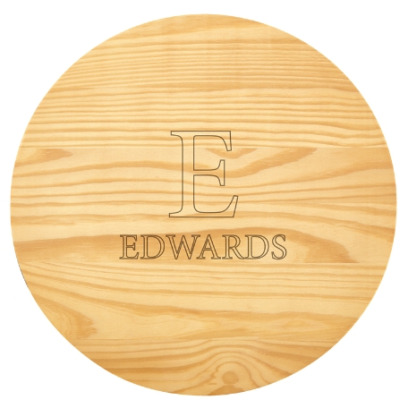 Elegant Name Lazy Susan-Name & Initial