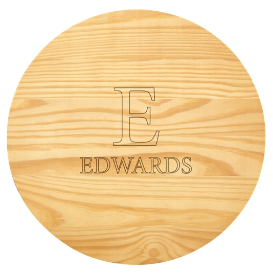 Elegant Name Lazy SusanName & Initial Personal Creations