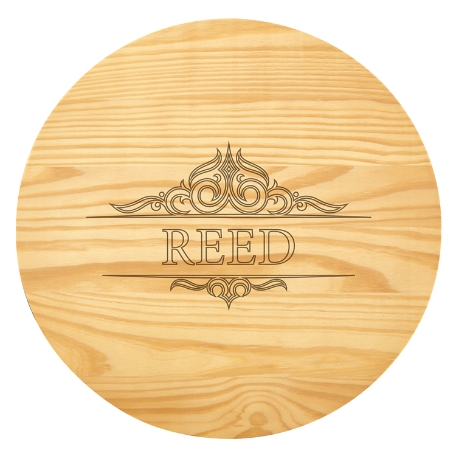 Elegant Name Lazy Susan-Scroll Design