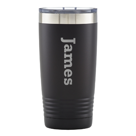 You Name It! Insulated Tumbler - Block Name - Black