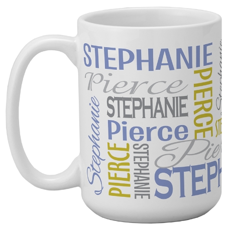 You Name It! Signature Mug-Purple/Gold-443 ml -Single Mug
