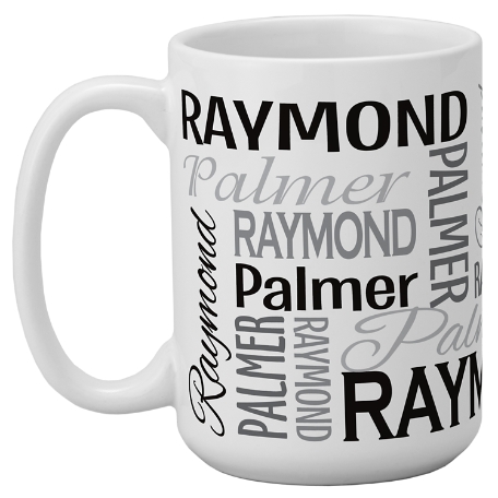 You Name It! Signature Mug-Grey-443 ml -Single Mug