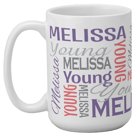 You Name It! Signature Mug -Purple/Pink-443 ml -Single Mug