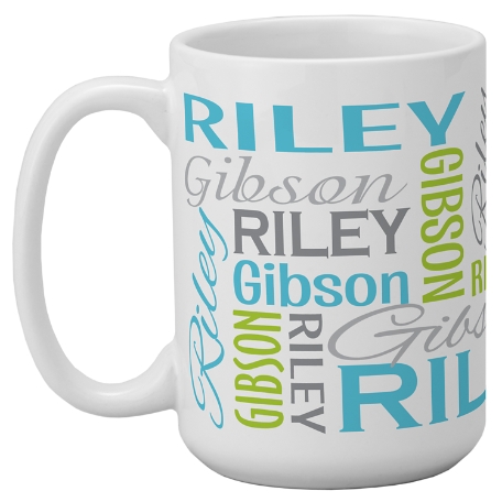 You Name It! Signature Mug-Teal/Green-443 ml -Single Mug
