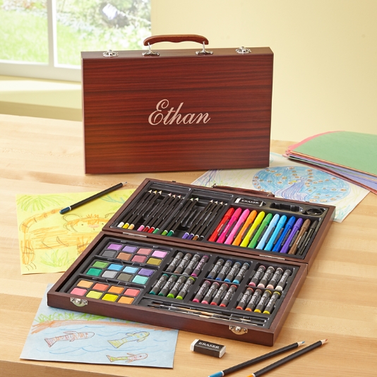 Personalized Art Kit for kids, Kids Gift Box with art journaling suppl –