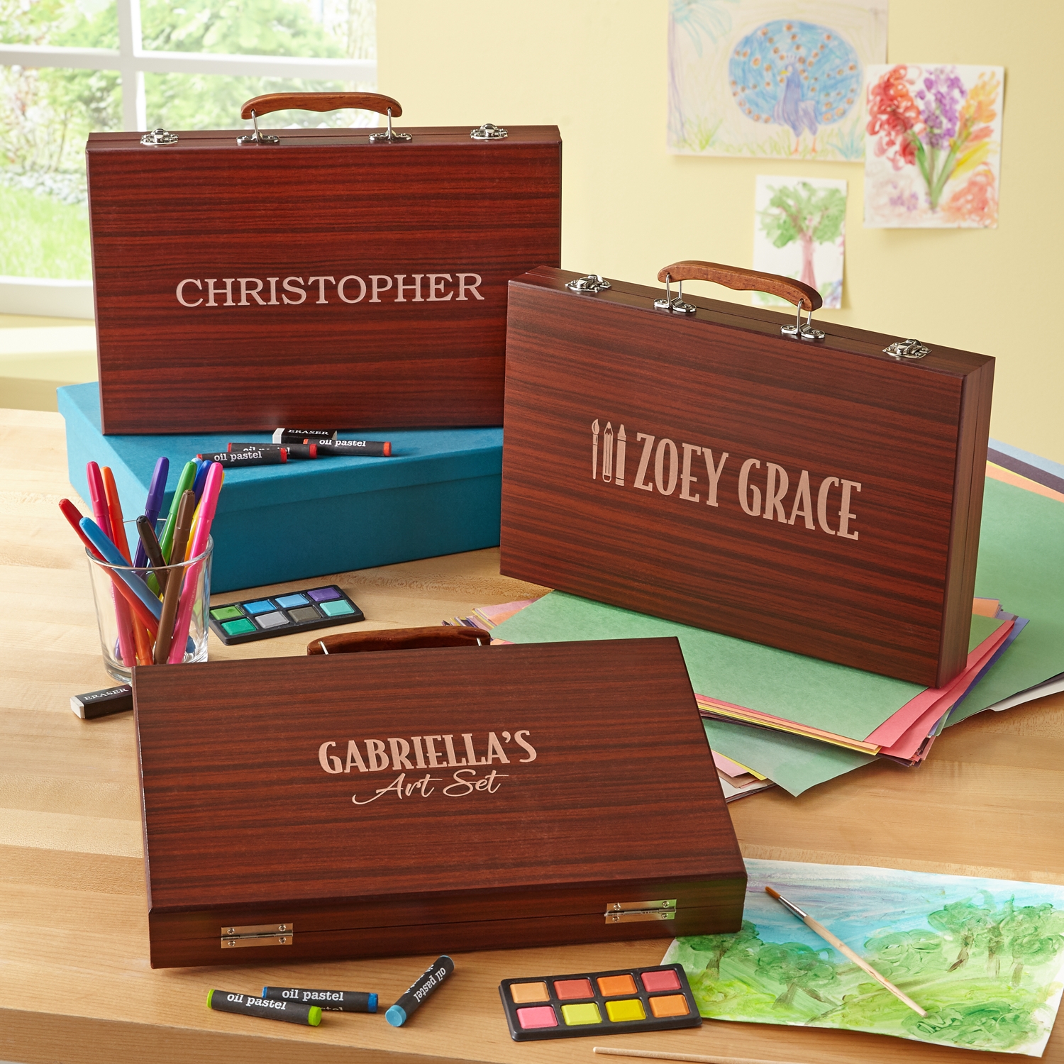 Personalized 150-piece Art Set - Qualtry - Gifts For Kids – A Gift  Personalized