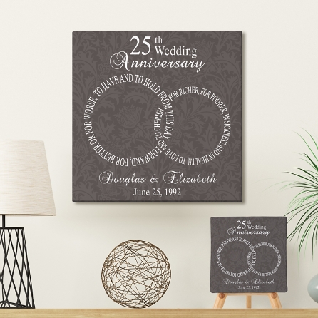 Rings Of Love Anniversary Wall Art Personal Creations