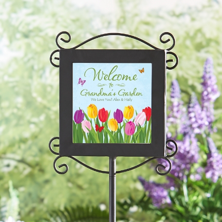 Welcome Spring Garden Stake