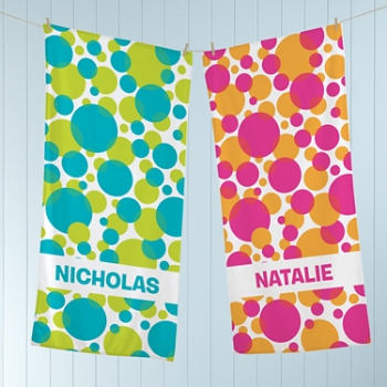 Lots Of Dots Beach Towel