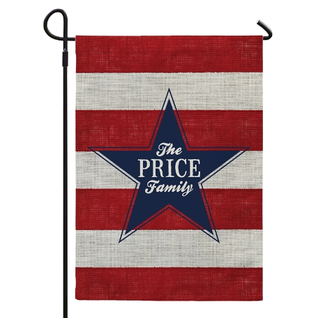 Patriotic Pride Garden Flag w/Stake