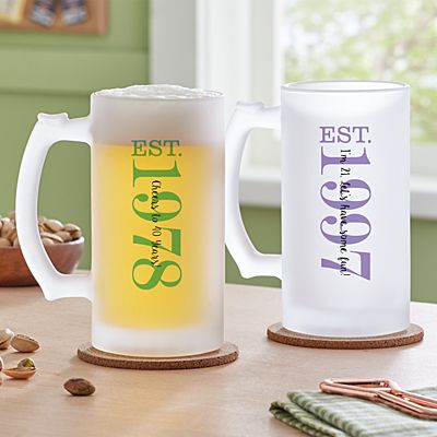 Exclusive to Mugs n Kisses Collection BRAND NEW Happy 51st Birthday Birthday Beer Tankard/Stein/Mug