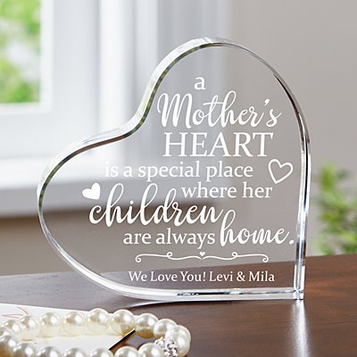 Her Cherished Place Personalized Acrylic Heart