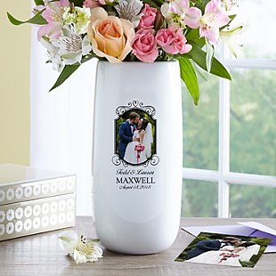 Cherish Our Love Photo Vase