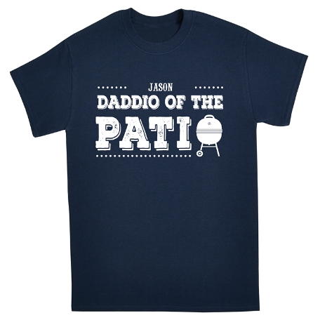 Daddio of the Patio Navy T-Shirt-Large