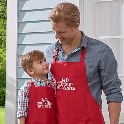 Family Fun Embroidered BBQ Apron