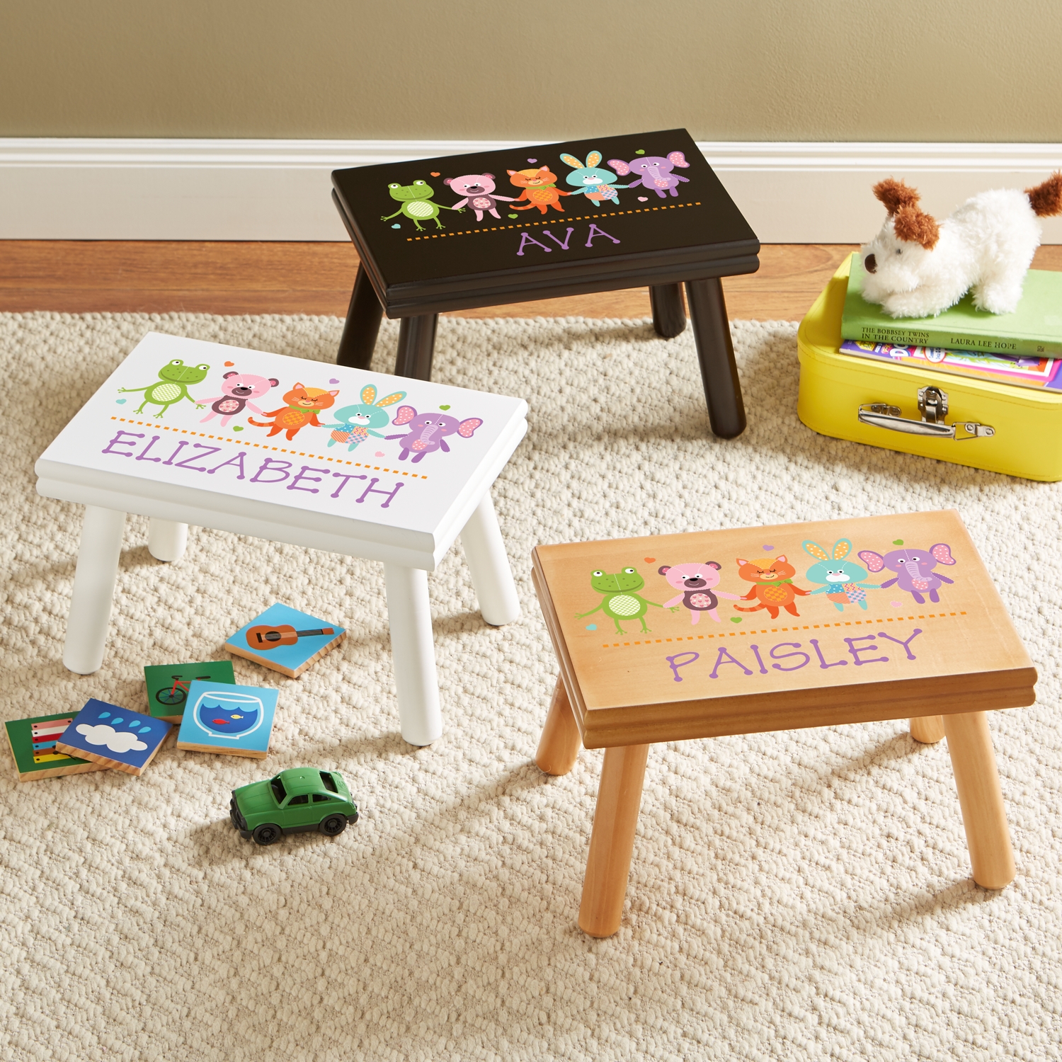 Delightful Buddies Personalized Step Stool