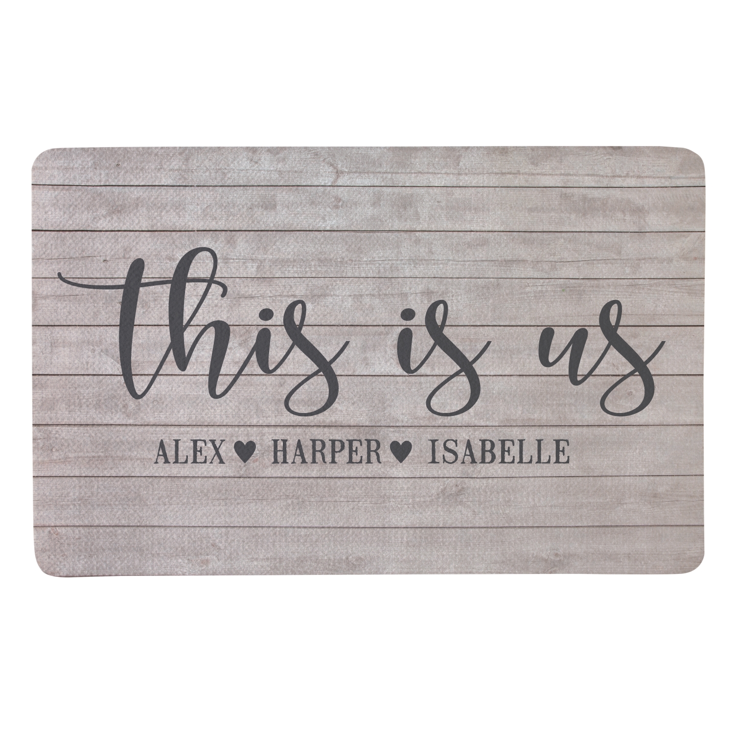 This Is Us Doormat 17x27 Personal Creations
