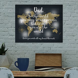 TwinkleBright® LED You Mean The World Canvas