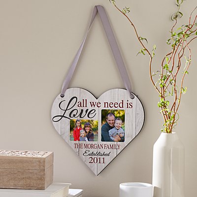 We Are Everything Photo Heart Plaque