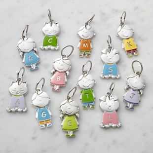 Love Heart Rabbit Bunny Keychain Cute Cartoon Animal Keyring