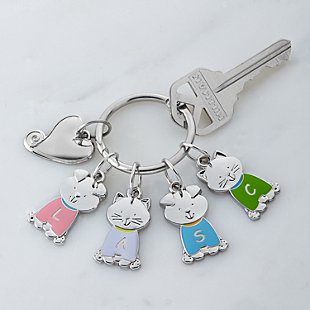 Tender Hearts Pet Charm Keychain