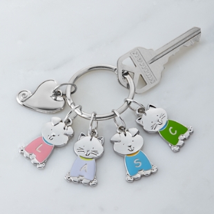 Tender Hearts Pet Charm Keychain