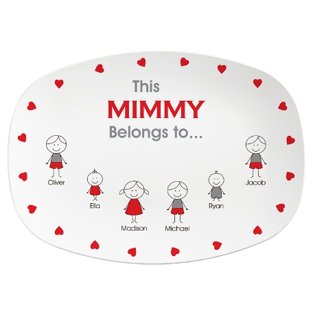 Family Belonging Platter - 6 Characters