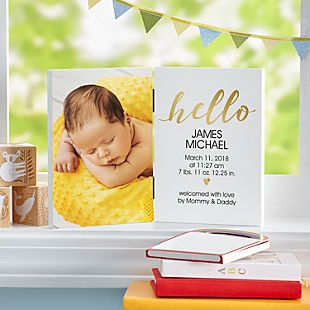 Welcome Home Baby Photo Panel