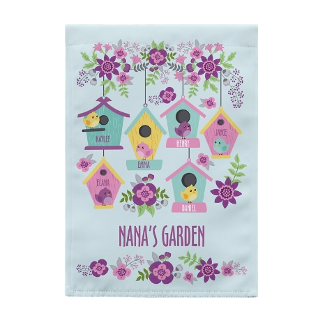 Birdie Blessings Garden Flag