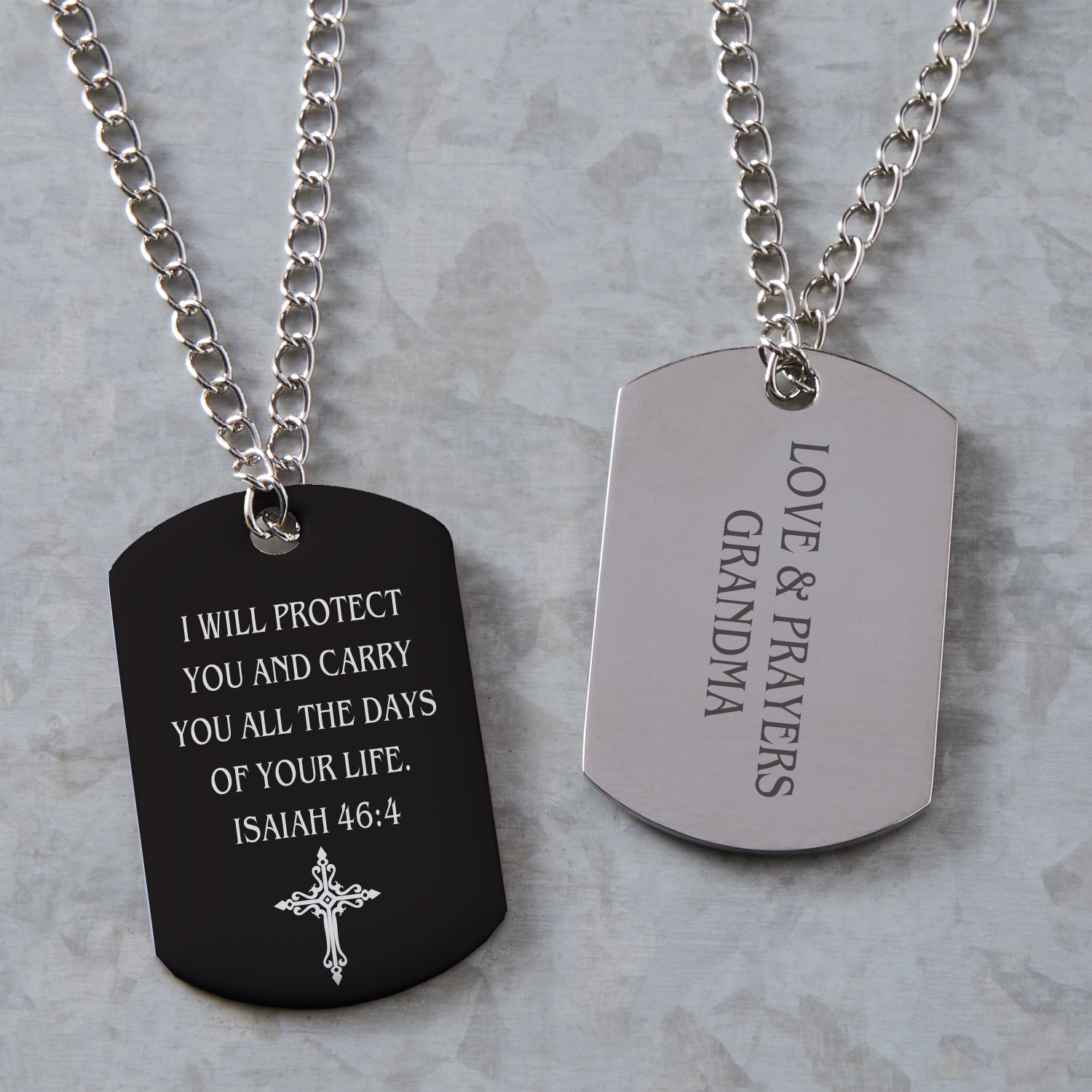 Words of Faith Dog Tag