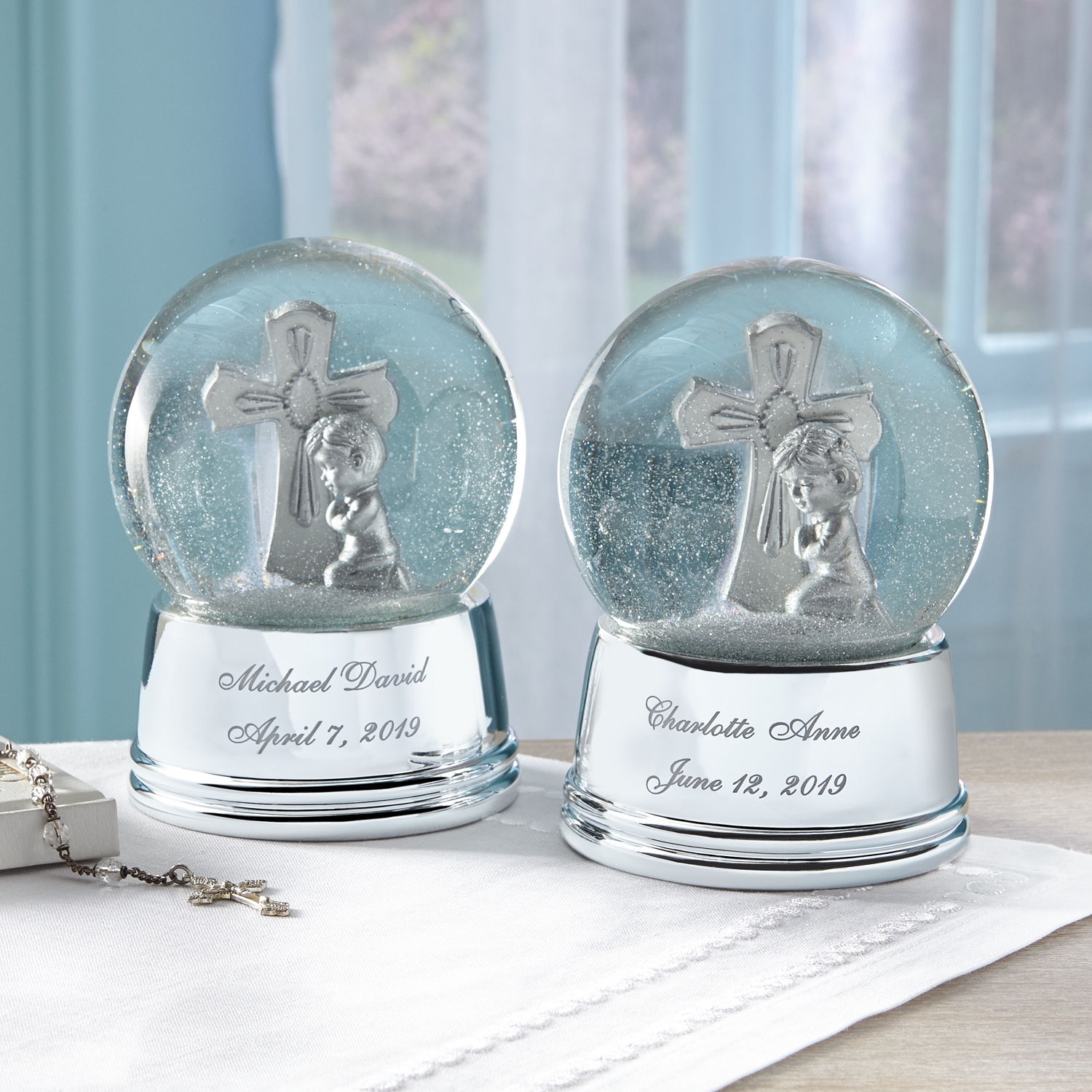 silver cross christening gift