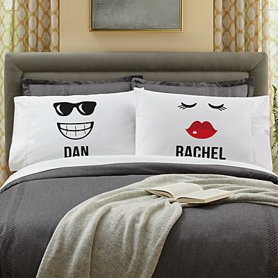 Create Your Own Couples Pillowcases - Set of 2