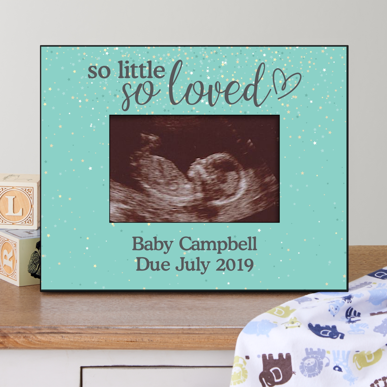 So Little, So Loved Sonogram Frame