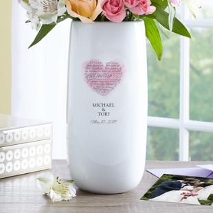 Wedding Vows Vase